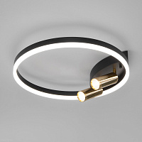 Умный потолочный светильник Eurosvet Luminari 90247/3 черный/золото Smart