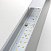 Линейный светодиодный накладной односторонний светильник 103см 20Вт 3000 матовое серебро Elektrostan