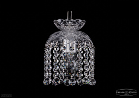 Хрустальный подвесной светильник Bohemia IVELE Crystal 7715/15/Ni/Balls