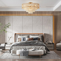 Потолочная хрустальная люстра Arte Milano 376109/9/30/570 GD