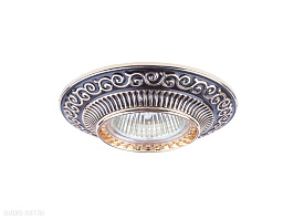 Встраиваемый светильник Donolux N1583-French gold+Brown copper