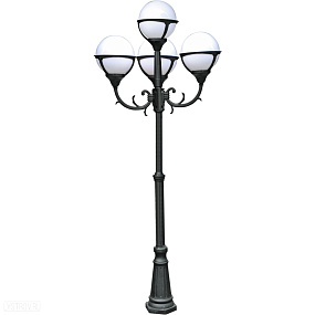 Напольный уличный светильник Arte Lamp MONACO A1497PA-4BK