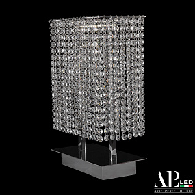 Хрустальная светодиодная настольная лампа APL LED Rimini S500.L1.25.A.4000