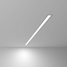Линейный светодиодный встраиваемый светильник 103см 20Вт 6500К матовое серебро Elektrostandard 100-300-103