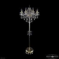 Торшер с хрусталем Bohemia IVELE Crystal 1415T2/8/200-160 G