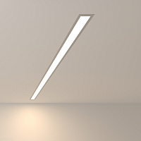 Линейный светодиодный встраиваемый светильник 128см 25Вт 4200К матовое серебро Elektrostandard 101-3