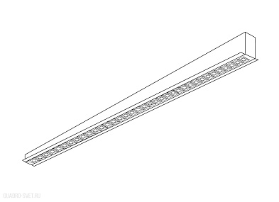 Встраиваемый светодиодный светильник 1,28м 48Вт 34° Donolux Eye DL18502M131W48.34.1289W