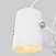 Настенный светильник с поворотным плафоном Eurosvet Italio 20092/1 белый/сатин никель