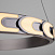 Подвесной светодиодный светильник с пультом управления Eurosvet Chain 90164/1 сатин-никель 40W