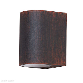 Уличный настенный светодиодный светильник Arte Lamp DOPPIO A3502AL-1RI