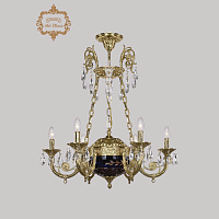 Хрустальная подвесная люстра Bohemia Art Classic 31.44.6.KR175SP.250IT.G.Sp.Amber.Blue.1B