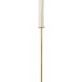 Торшер Crystal Lux NICOLAS PT1 GOLD/WHITE