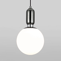 Подвесной светильник со стеклянным плафоном Eurosvet Bubble 50197/1 черный жемчуг