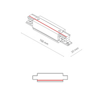 Коннектор прямой для 3-фазного шинопровода Nowodvorski Ctls Power 8707