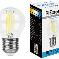 Лампа светодиодная Feron LB-52 E27 7W 6400K 38222