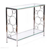 Консольный столик с полкой в прихожую AllConsoles  2031-CC clear