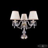 Настольная лампа с хрусталем Bohemia IVELE Crystal 1406L/3/141-39 G SH33A-160