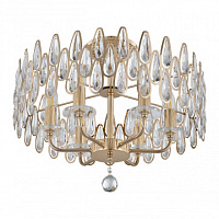 Потолочная хрустальная люстра Arte Milano 372009/6/80/490 GD