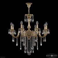 Хрустальная подвесная люстра Bohemia IVELE Crystal 73122/8/250 B FP