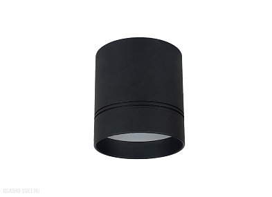 Накладной светодиодный светильник Donolux Barell DL18482/WW-Black R