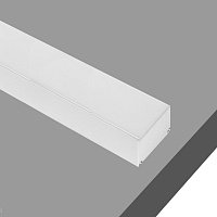 Накладной/подвесной алюминиевый профиль, 2 метра, Белый матовый Donolux DL18506RAL9003