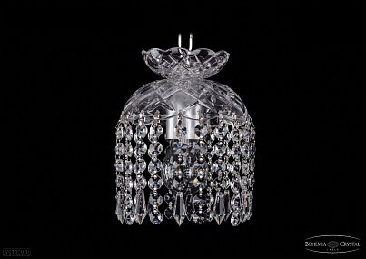 Хрустальный подвесной светильник Bohemia IVELE Crystal 7715/15/Ni/Drops