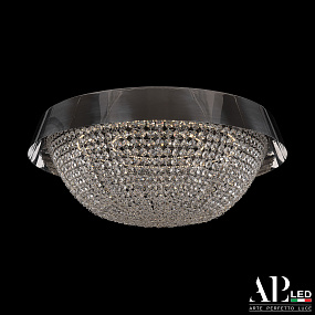 Хрустальная потолочная светодиодная люстра APL LED Rimini S514.0.54.A.3000