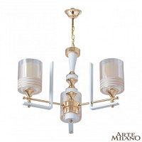 Подвесная люстра Arte Milano 306087/3 Wh/Gd