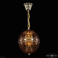 Хрустальный подвесной светильник Bohemia IVELE Crystal 5479/20 G Amber/M-1G