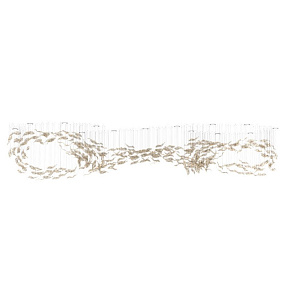 Каскадная люстра L'Arte Luce Contour L63004