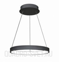 Светодиодный подвесной светильник Лючера Круг Черный TLRU1-30-01-bl