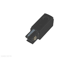 Токоподвод левый, черный Donolux DL000218LT