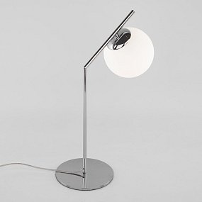 Настольная лампа со стеклянным плафоном Eurosvet Frost 01082/1 хром