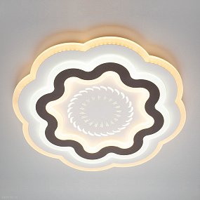 Светодиодный потолочный светильник Eurosvet Siluet 90120/1 белый