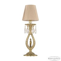 Настольная лампа с хрусталем Bohemia Ivele Crystal Verona 72400L/1 G FH1S ST4