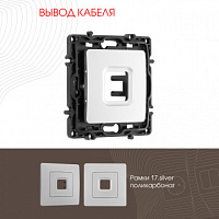 Вывод кабеля 217.49-1.silver Arte Milano