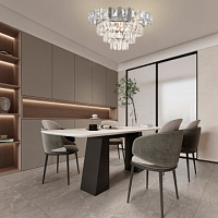 Потолочная хрустальная люстра Arte Milano 378109/7/470 CR