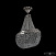 Хрустальная подвесная люстра Bohemia IVELE Crystal 19283/H1/70IV Ni