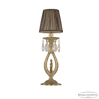 Настольная лампа с хрусталем Bohemia Ivele Crystal Verona 72400L/1 G FH1S ST9