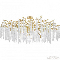 Большая хрустальная люстра Arte Milano 237901/D1200/18/A Gd