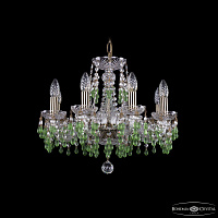 Хрустальная подвесная люстра Bohemia IVELE Crystal 1410/8/160/Pa/V5001