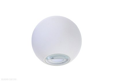 Уличный настенный светодиодный светильник Donolux Lumin DL18442/12 White R Dim