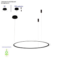 Подвесной светодиодный светильник Crystal Lux MANZANA SP40W LED BLACK