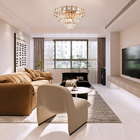 Потолочная хрустальная люстра Arte Milano 378109/7/470 GD