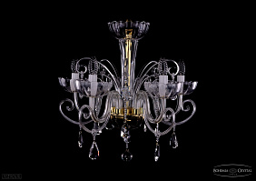 Хрустальная подвесная люстра Bohemia IVELE Crystal 1333/5/240/G