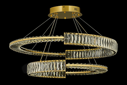 Большая хрустальная светодиодная люстра Arti Lampadari Carini L 1.5.80+100.101 G