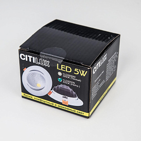 Встраиваемый светодиодный светильник CITILUX Каппа CLD0055W