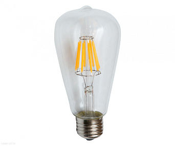 LED Лампа прозрачная E27 6W (2700K) KINK Light 098646,21