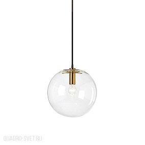 Подвесной светильник Delight Collection Ball 20 gold/clear
