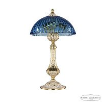 Настольная лампа Bohemia Ivele Crystal Florence 71100L/25 GW Aquamarine/H-1K
